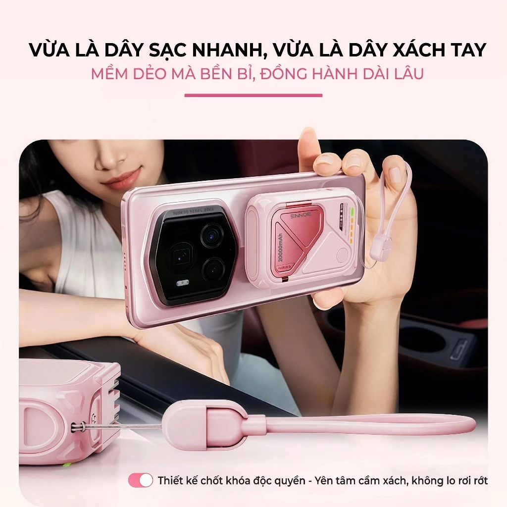 Dây cáp kiêm quai xách