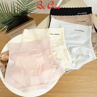 Quần lót nữ cạp cao - Quần gen nhẹ co giãn mềm mại Q 292 - Quần su lụa tàng hình BC