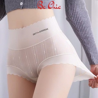 Quần lót nữ cạp cao - Quần gen nhẹ co giãn mềm mại Q 292 - Quần su lụa tàng hình BC
