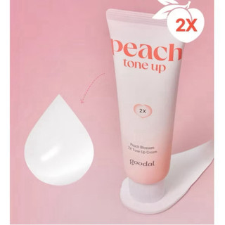 Kem Nâng Tone Hàn Quốc Goodal Peach Blossom Tone Up Cream Gấp Đôi Nâng Tone Tức Thì 50ml