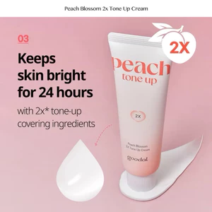 Kem Nâng Tone Hàn Quốc Goodal Peach Blossom Tone Up Cream Gấp Đôi Nâng Tone Tức Thì 50ml