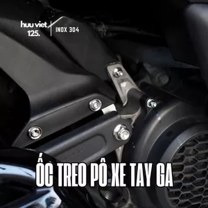 Bộ ốc treo pô AB, Vision, Vario, Lead, Scoopy, SH Inox 304