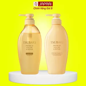 Dầu Gội Xả Tsubaki Vàng Phục Hồi Ngăn Rụng Tóc Premium Repair Tsubaki 450ml/chai - JAPARI