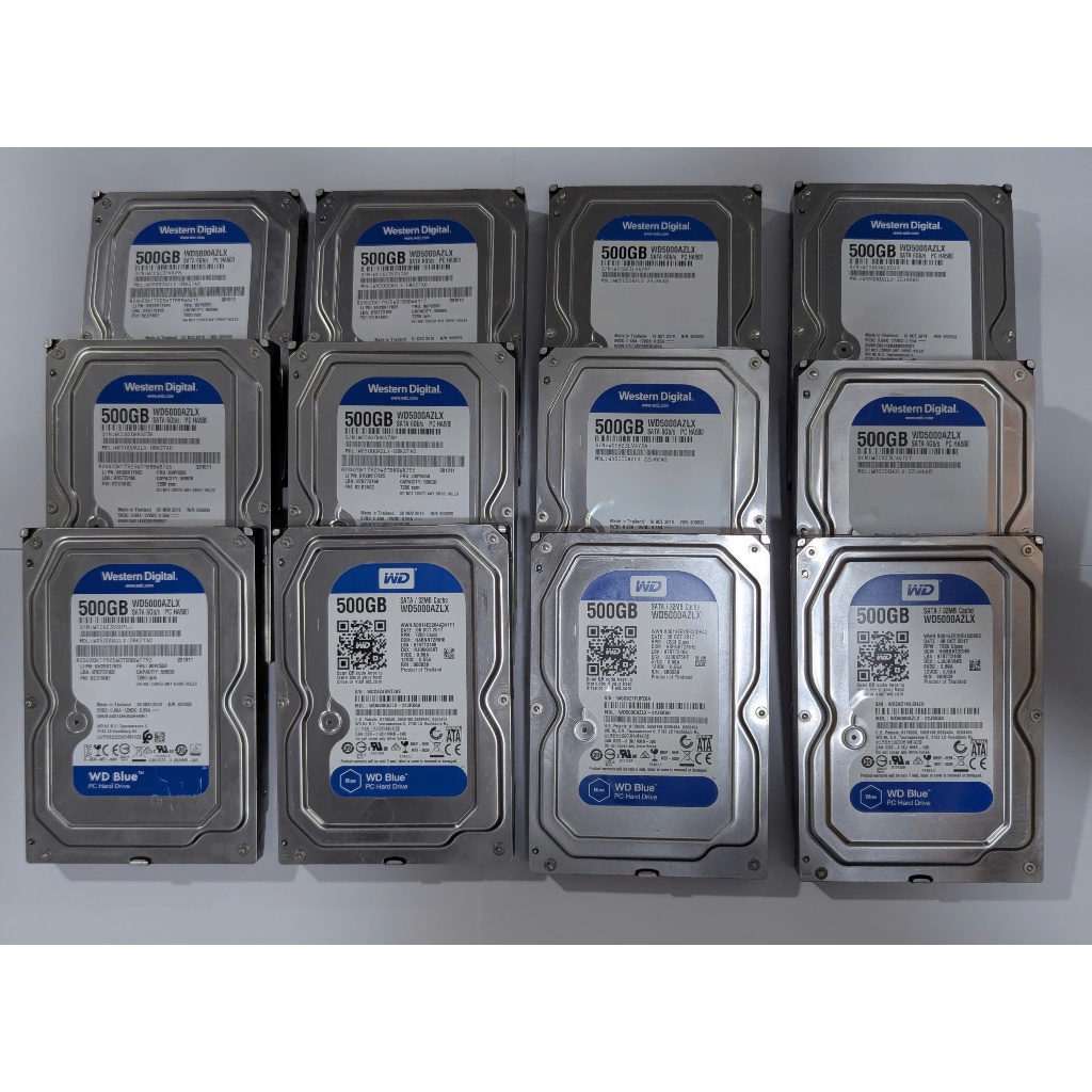 HDD PC 500GB sức khỏe 100%, Hàng tháo máy bộ ( WD, Seagate,..)