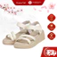 Sandal đế xuồng KOSU cao 5,5cm, sandan nữ quai dán kháng khuẩn, khử mùi Nhật Bản K-24202
