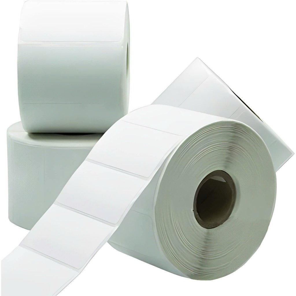 Tem nhiệt in mã vạch 40x30 50x30 50x35 40x25 52x30 60x40 Tem cân điện tử siêu thị nhãn Tem trà sữa Decal Tem phụ CUỘN LE