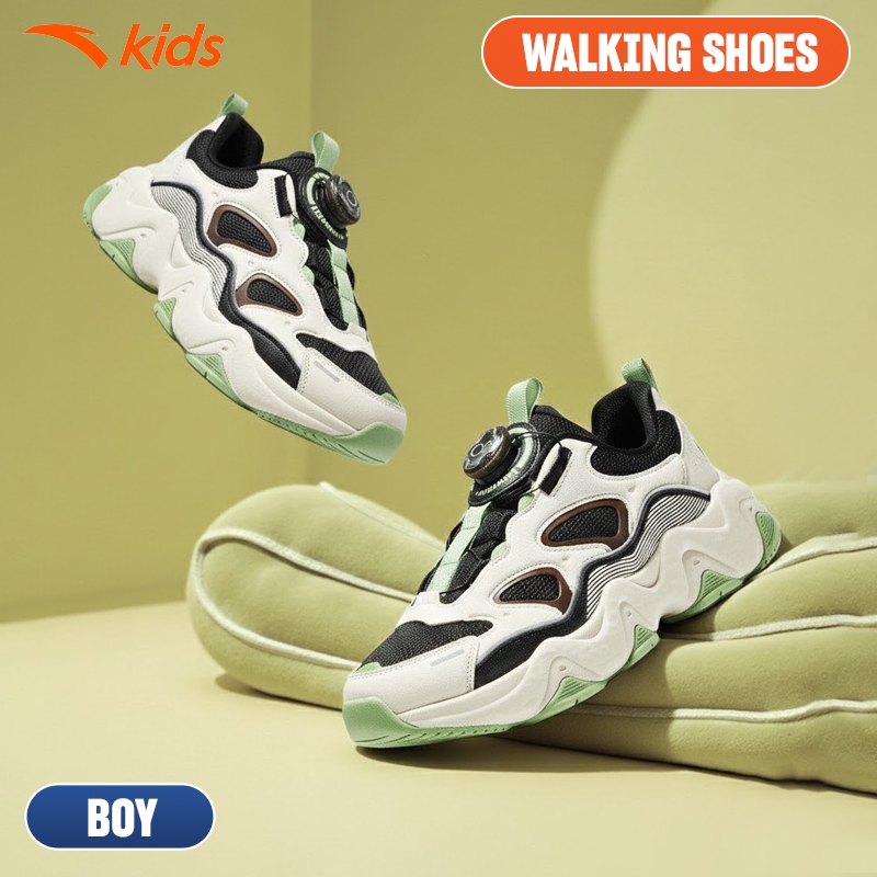 ANTA Kids Giày Thời Trang Thể Thao Bé Trai Lót Dày Êm, Thoải Mái Vận Động, Hạn Chế Trơn Trượt 312548807