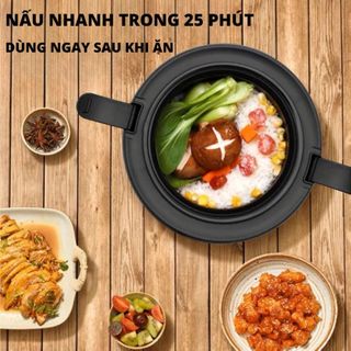 (Xả Kho) Nồi Cơm Điện Mini Chigo 1,2L - Nồi Đa Năng Nấu Cơm, Cháo, Hầm Tiện Lợi Chống Dính 5 Lớp