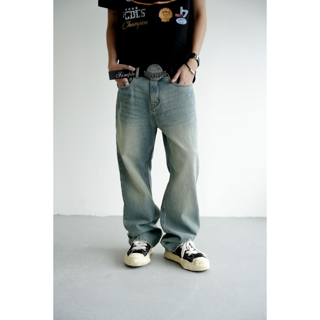Quần Jeans Candles Vintage Straight Unisex | BigBuy360 - bigbuy360.vn