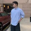 Áo Sơ Mi Oxford Kẻ Sọc Dài Tay Unisex DINOMAN Form Oversize Trẻ Trung Năng Động Chất Liệu Thoáng Mát SM01-3