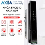 Khoá vân tay AKIA A07 - Nhận diện khuôn mặt Face ID, Nhiều cách mở khoá, Kết nối app TTLock, Bảo Hành 2 năm — ảnh 1