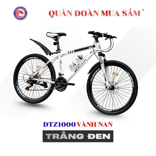 Xe Đạp Địa Hình Tay Thẳng DTZ1000 24inch - Xe Đạp Địa Hình Khung Thép Carbon, Phanh Đĩa, Tải Trọng 170kg