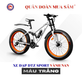 Xe Đạp Bánh Béo DTZ SPORT - Xe Đạp Thể Thao Khung Thép Carbon, Phanh Đĩa Tải Trọng 180kg