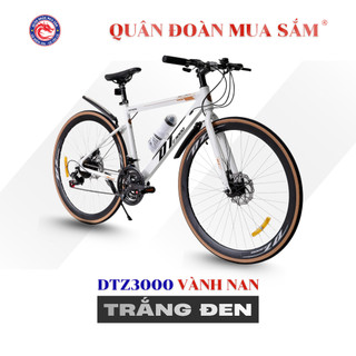 Xe Đạp Thể Thao DTZ3000 - Xe Đạp Touring Tay Thẳng Khung Nhôm, Phanh Đĩa, Địa Hình Bền Bỉ 2026