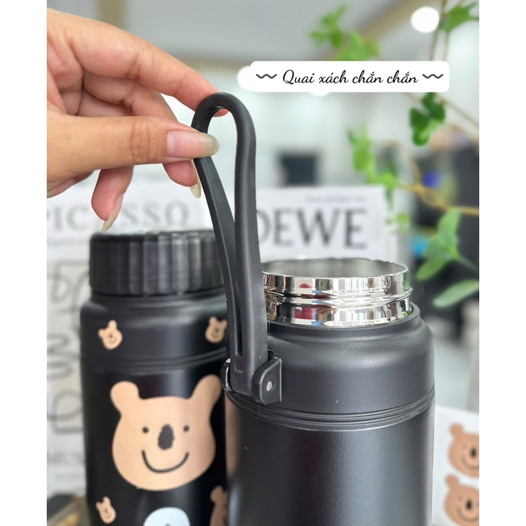 BÌNH GIỮ NHIỆT 1000ML CÓ STICKER
