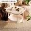 Bàn trà,bàn cafe 2 tầng decor góc nhỏ hiện đại dễ di chuyển.chất liệu nhựa chắc chắn