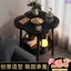 Bàn trà,bàn cafe 2 tầng decor góc nhỏ hiện đại dễ di chuyển.chất liệu nhựa chắc chắn