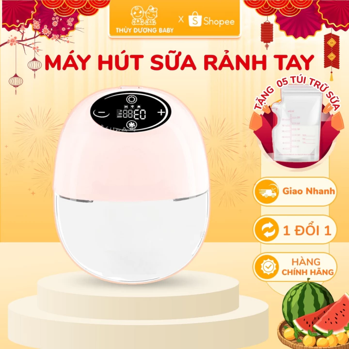 Máy Hút Sữa 3 chế độ 9 mức hút, Cầm Tay, Rảnh Tay, Không Đau, Thích Hợp Cho Con Bú