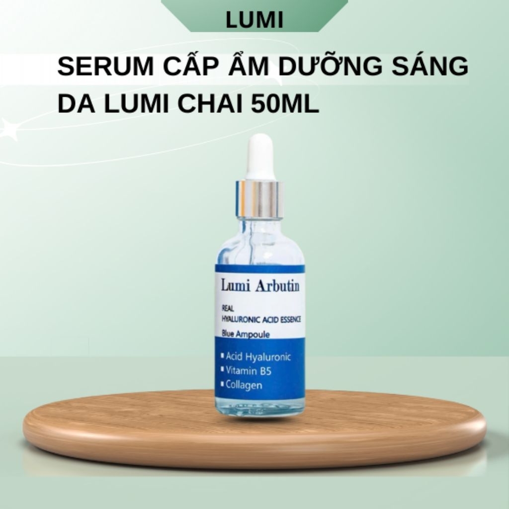 Serum Lumi Arbutin Cấp Ẩm Hỗ Trợ Làm Dịu Da Cân Bằng Độ Ẩm Giúp Da Mềm Mịn Sáng Khỏe Chai 50ml