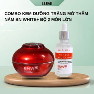 Kem Nám Mờ Thâm Dưỡng Trắng BNW+ Dưỡng Sáng Da Cung Cấp Độ Ẩm Hỗ Trợ Làm Dịu Và Làm Mịn Da Bộ 2 Món