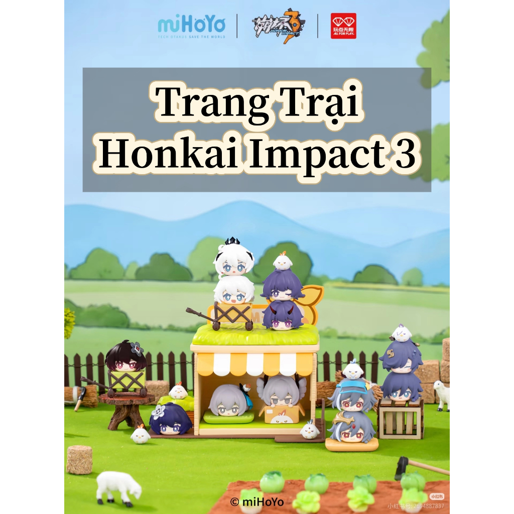 [Sản Phẩm Mới-miHoYo] Hộp Mù Trang Trại Honkai Impact 3rd Ranch Series ...