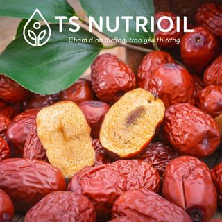 Táo Đỏ Tân Cương Chính Hãng TS Nutrioil - Hàng Loại 1 Chuyên Pha Trà, Chưng Yến, Hầm Gà