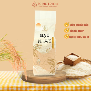 Gạo Japonica TS Nutrioil (Gạo Nhật) - Hạt Tròn, Dẻo Mềm, Làm Sushi, Nấu Cháo Ăn Dặm