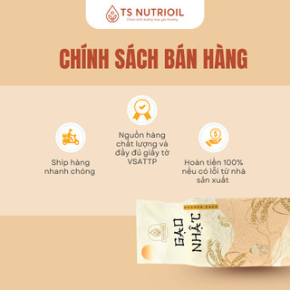 Gạo Japonica TS Nutrioil (Gạo Nhật) - Hạt Tròn, Dẻo Mềm, Làm Sushi, Nấu Cháo Ăn Dặm
