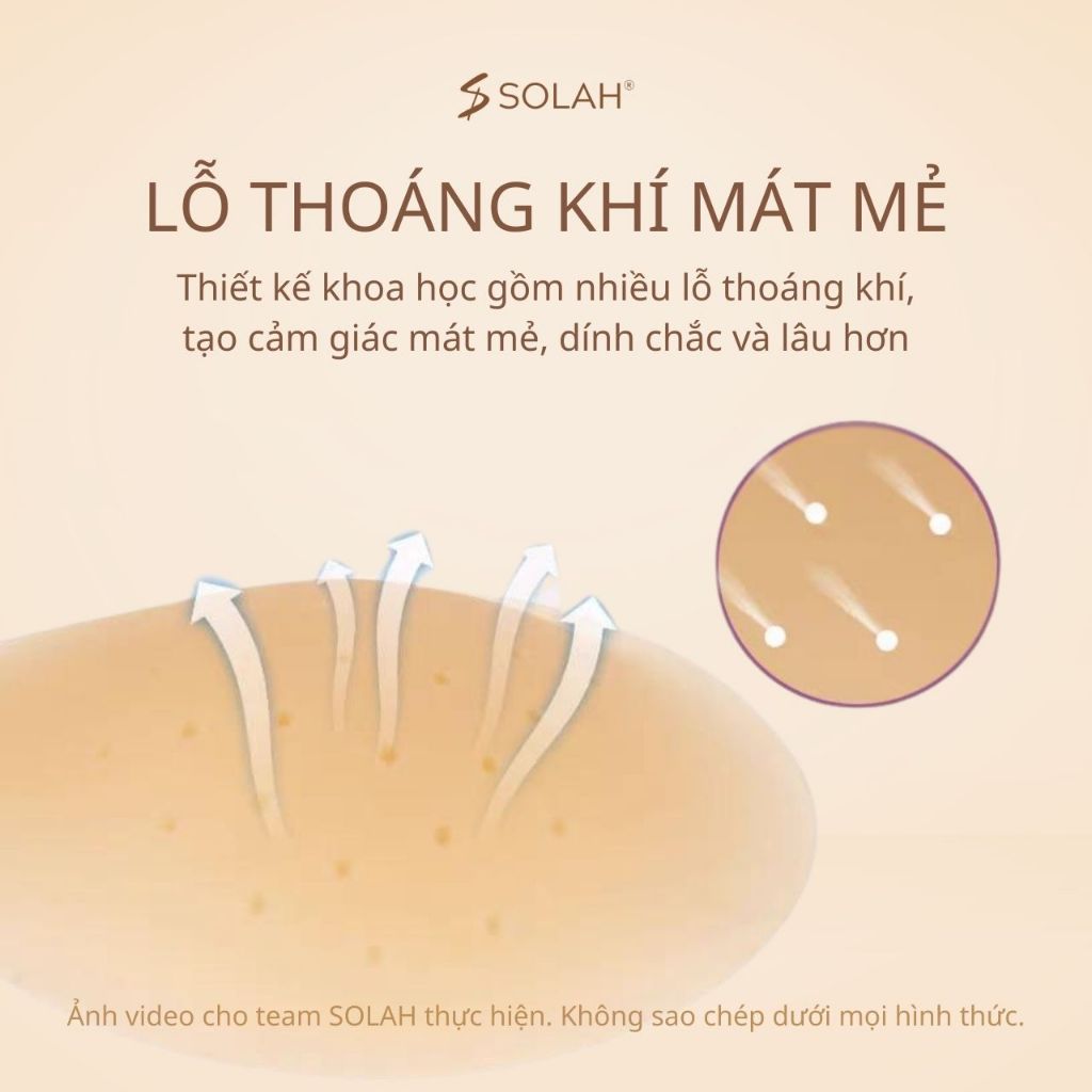 Áo Bra Dán Ngực Silicon Chống Tuột SOLAH Mặc Bikini Áo Croptop Xẻ Vai Hở Lưng Đi Biển BR11