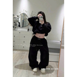 SET ÁO CRT MIX QUẦN ỐNG XUÔNG CHOM HOT