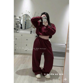 SET ÁO CRT MIX QUẦN ỐNG XUÔNG CHOM HOT