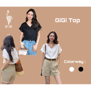 GiGi Top/By Cor/ Áo linen tay liền basic