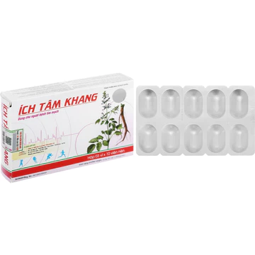 Viên uống hỗ trợ sức khỏe tim mạch Ích Tâm Khang hộp 30 viên