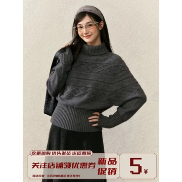 áo Len nữ cao cấp hàng loại 1 áo Len Qccc đẹp sang áo Len cổ lọ style trung đẹp áo Len douyin màu xám áo Len nữ .