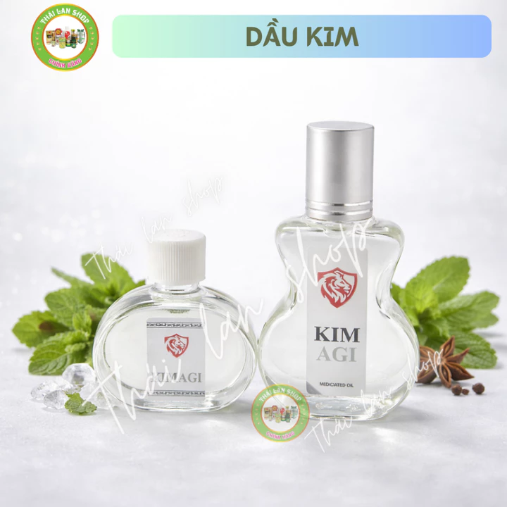 Dầu Gió Kim Trắng 6ml 9ml, Dầu Gió Nước Trắng