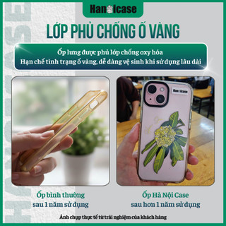 Ốp Lưng Điện Thoại Cho iPhone 12 13 14 15 16 17 Chống Sốc, Ố vàng Trong Suốt Có Hình In Xe Tăng