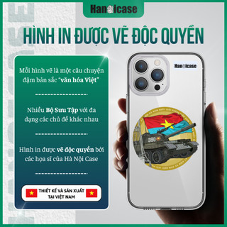Ốp Lưng Điện Thoại Cho iPhone 12 13 14 15 16 17 Chống Sốc, Ố vàng Trong Suốt Có Hình In Xe Tăng