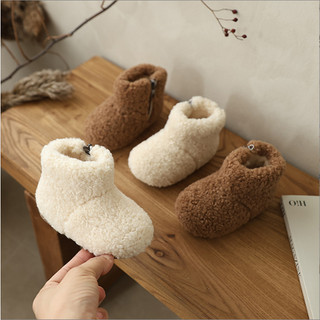 FORM NHỎ Sz 22 - 30 Bốt Cổ Lông Cừu Hot Hit Khóa Cạnh Cho Bé Gái Từ 1 Tuổi K076