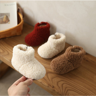 FORM NHỎ Sz 22 - 30 Bốt Cổ Lông Cừu Hot Hit Khóa Cạnh Cho Bé Gái Từ 1 Tuổi K076