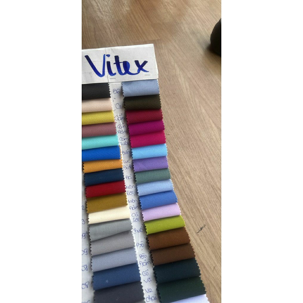 Vải tuyết mưa Vitex đen tuyền hàng loại 1 (Tính theo cm)