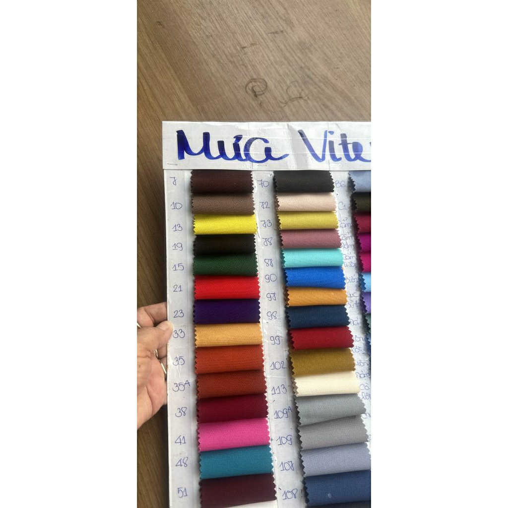 Vải tuyết mưa Vitex đen tuyền hàng loại 1 (Tính theo cm)