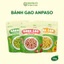 Bánh gạo ăn dặm cho bé Anpaso - Bánh gạo dạng que vị phô mai rau xanh, bí đỏ và dâu tây