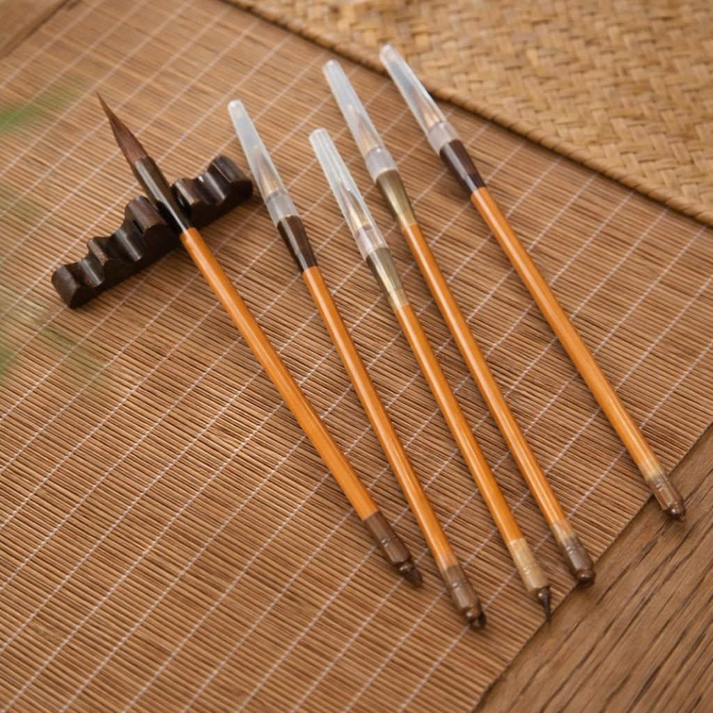 Bút lông thư pháp đại tự, bút lông Hàn mặc lang hào viết nét xước mượt