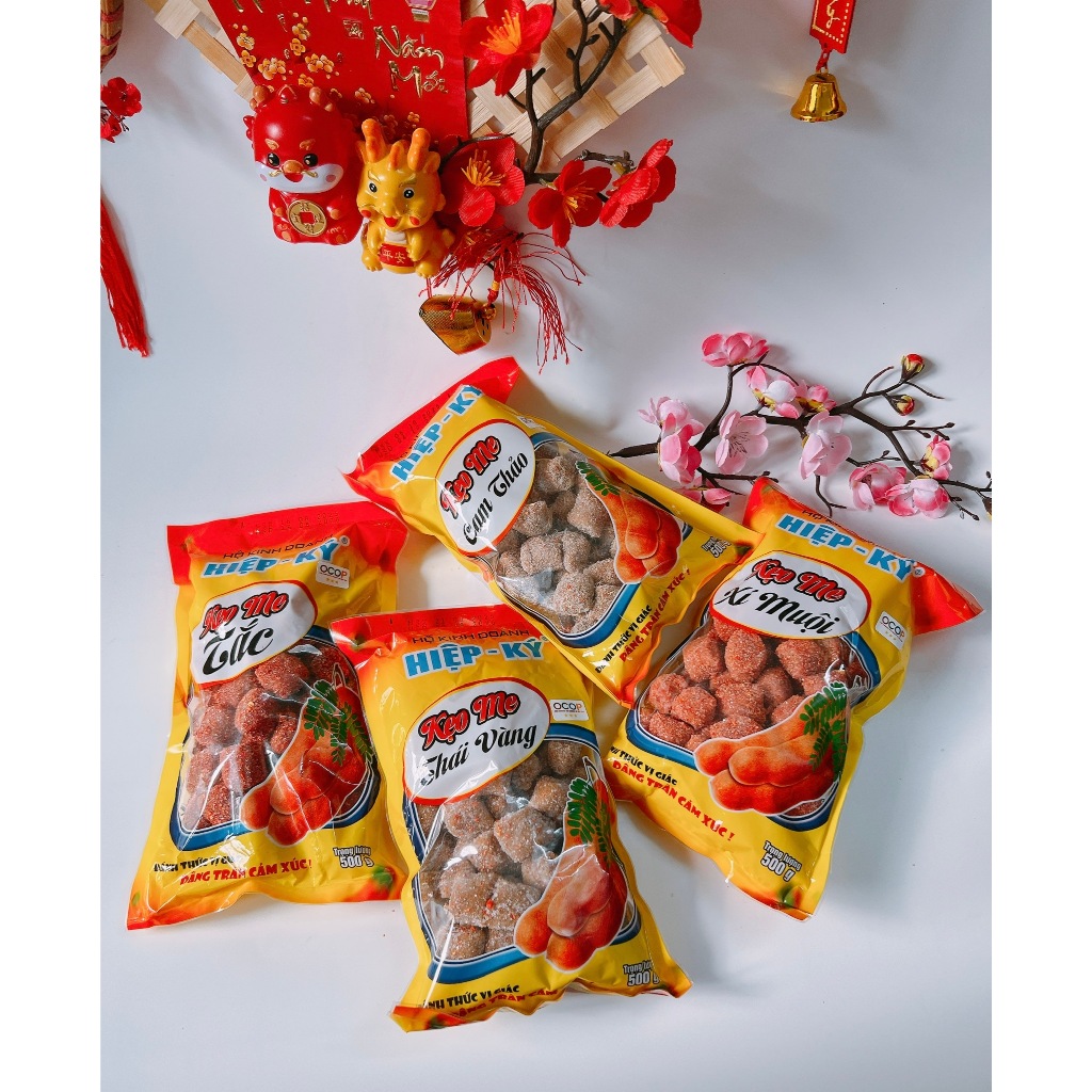 Hộp Kẹo Me Nhiều Vị Tùy chọn: Cam Thảo/ Xí Muội/ Tắc/ Thái Vàng chua cay, thơm, Ăn Vặt Food