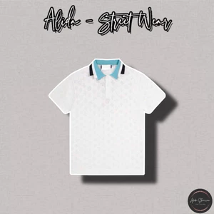 ⚡️[Hight Quality] Áo Polo Len Nam Cổ Bẻ \/ Ready To Wear - Điểm Nhấn Hoài Họa Tiết Dập Phối Cổ Xanh Sang Trọng