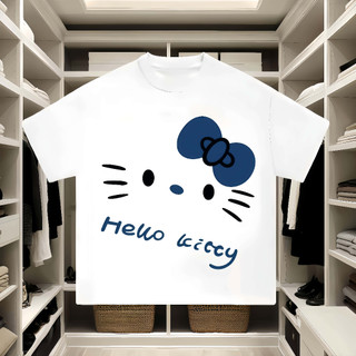 Áo thun KittyCat phông unisex form rộng  nam nữ cổ tròn oversize thoải mái và dễ phối đồ