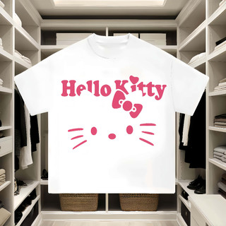 Áo thun KittyCat phông unisex form rộng  nam nữ cổ tròn oversize thoải mái và dễ phối đồ