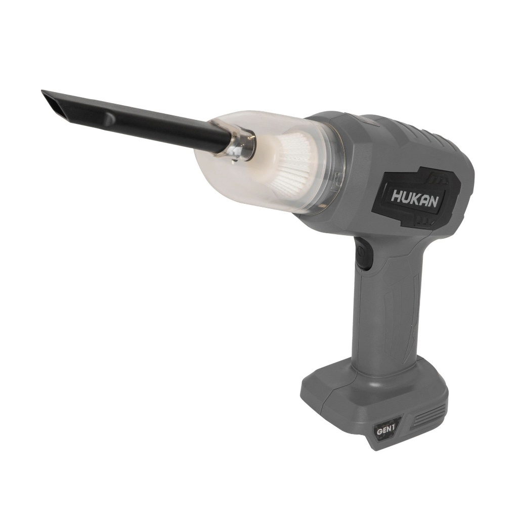Máy Hút Thổi bụi ô tô mini HUKAN G1-VC09, Lực hút 7KPA 150W - Kèm 3 lõi lọc - Chân pin phổ thông