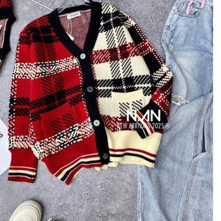 QCCC Áo CDG kẻ đỏ siêu hot, siêu đẹp nổi bật diện tết chuẩn bài luôn(Freesz)