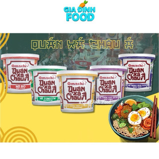 MÌ hộp Omachi quán xá châu Á hương vị Tomyum Bangkok, Hộp đồ ăn Omachi quán xá châu Á- (96g/hộp)